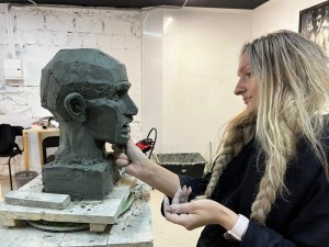 Мастер-класс по скульптуре в студии «Объём» на Курской