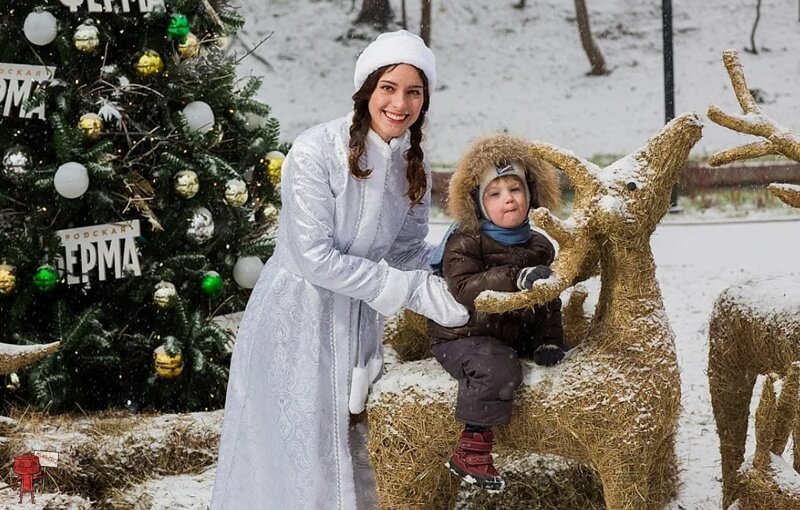 Городская ферма на ВДНХ новый год